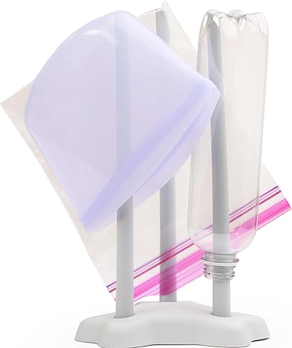 Miniatura 1 de Tributary Brands Rejilla de secado de silicona para bolsas de plástico, Estante de secado de bolsas de plástico, Estante de secado de bolsas