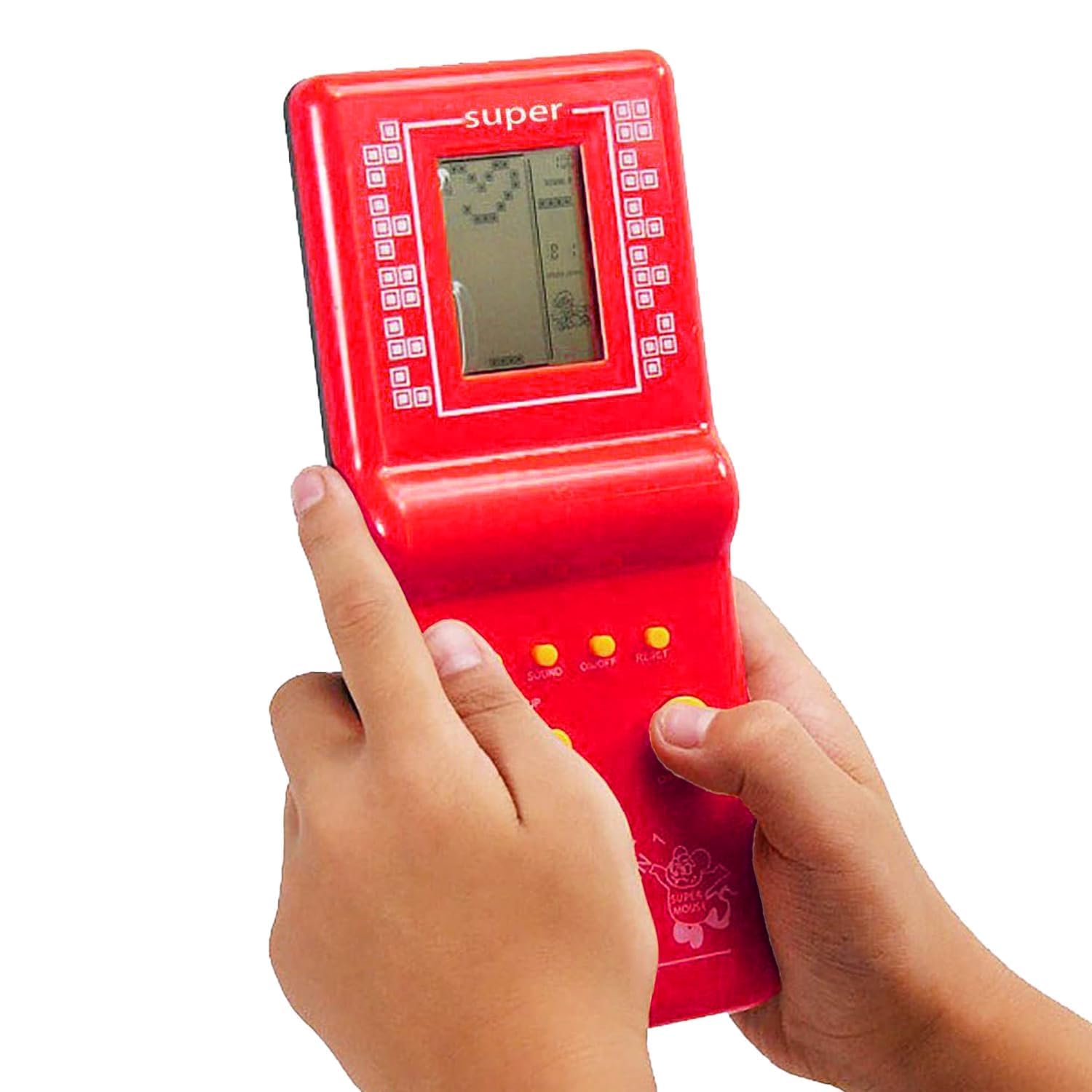 Handheld Brick Game Console 9999-in-1 Retro Video Game for Kids & Adults, Portable Mini Gaming Device with Large LCD Screen, Travel Friendly Pocket Toy with Sound Control (Multicolor)-image-10
