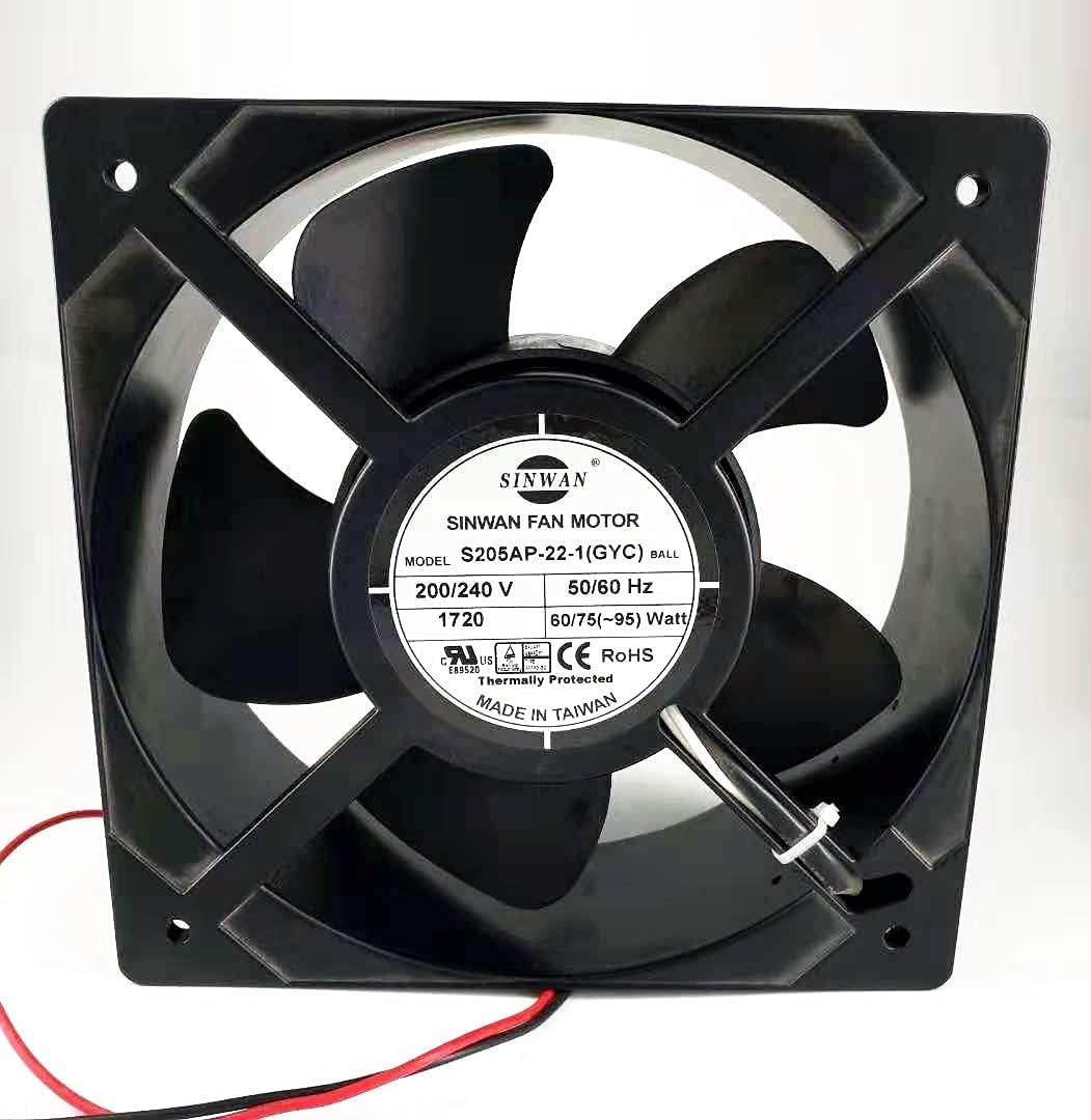 S205AP-22-1 (GYC) SINWAN 220/240V 60/75W 冷却ファン 205×205×72mm