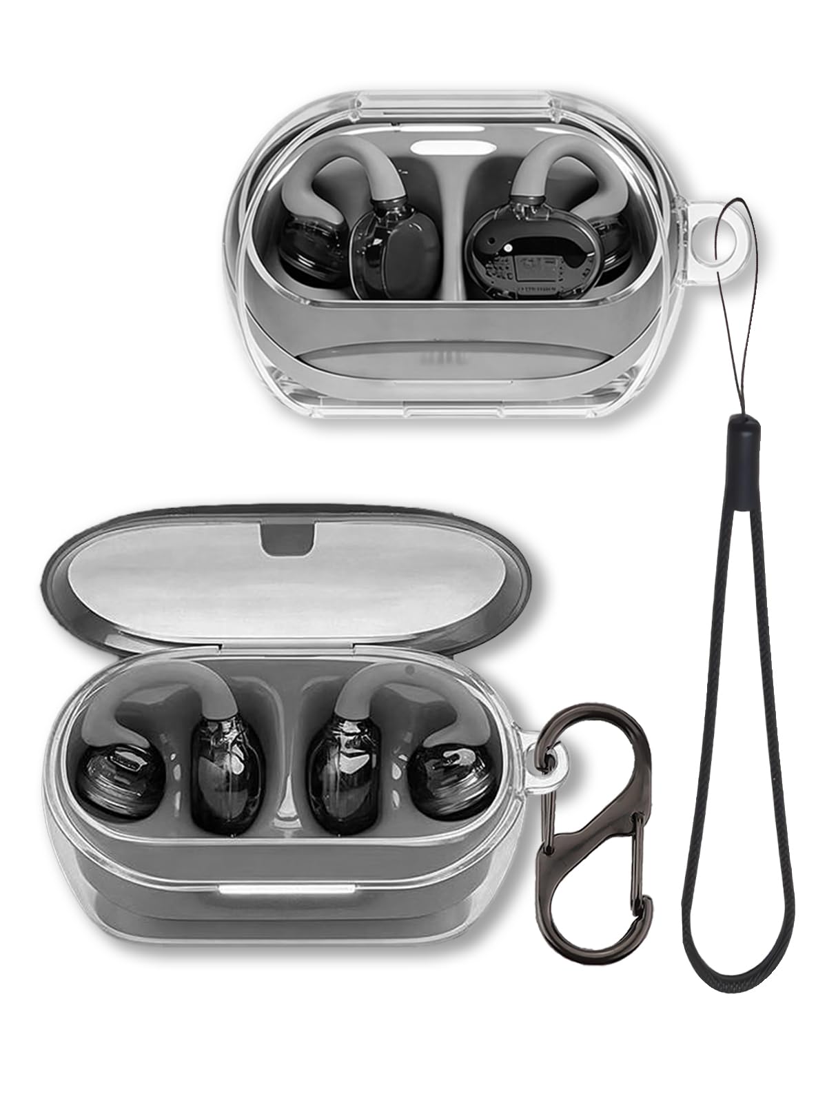 Amazon | FJIASTB JBL SoundGear Clipsイヤホン用クリアケース | 柔軟