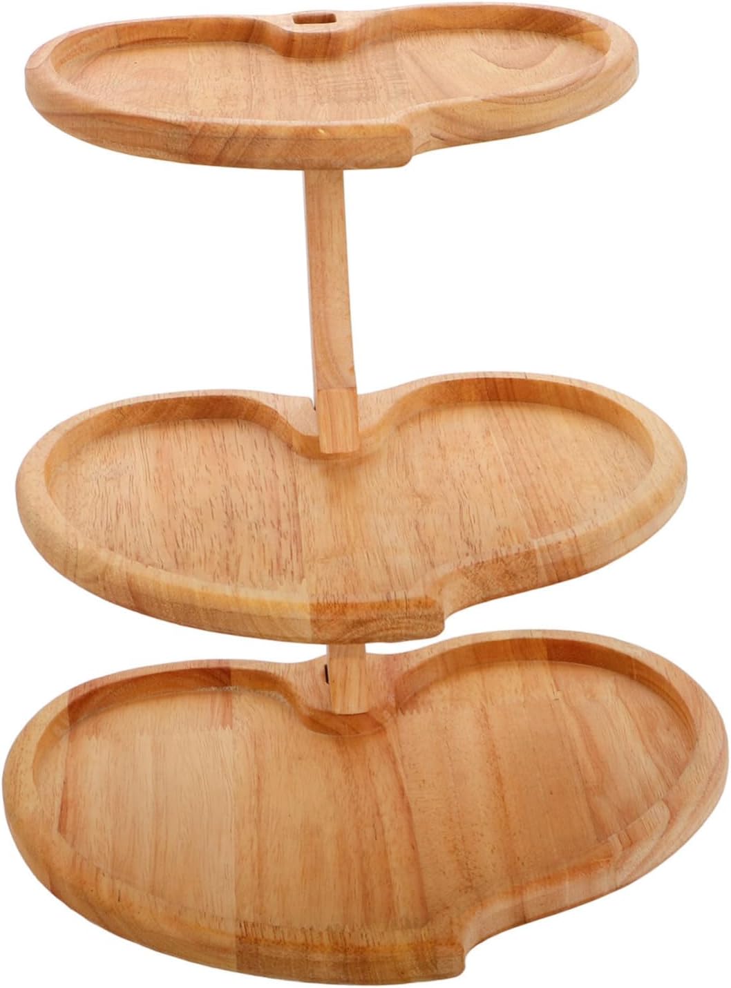 Heart Shape Three Cake Stand for Dessert Table Tiered Serving Tray for Tea