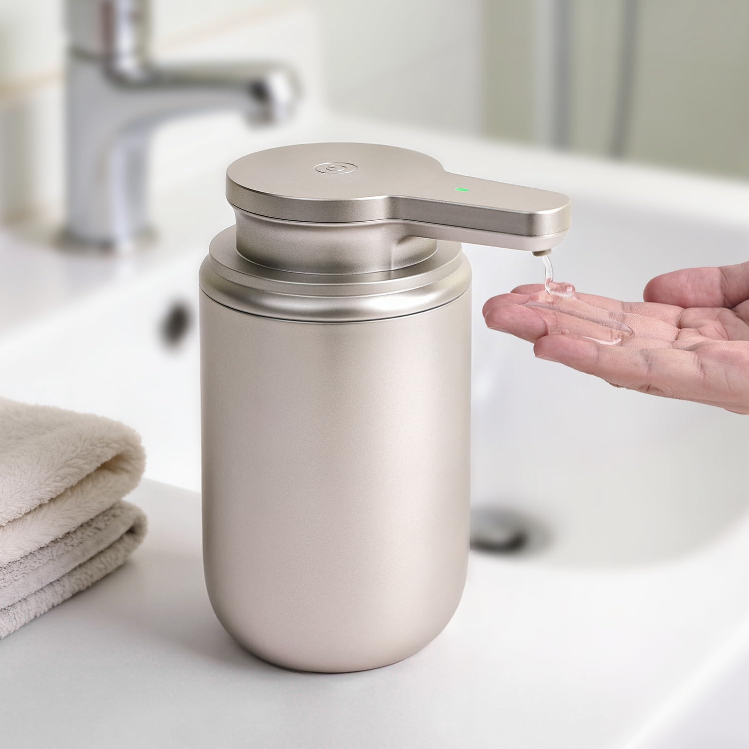 LAOPAO Automatic Liquid Soap Dispenser, front view