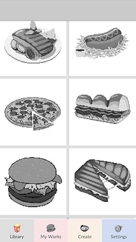 Foods Pixel Art