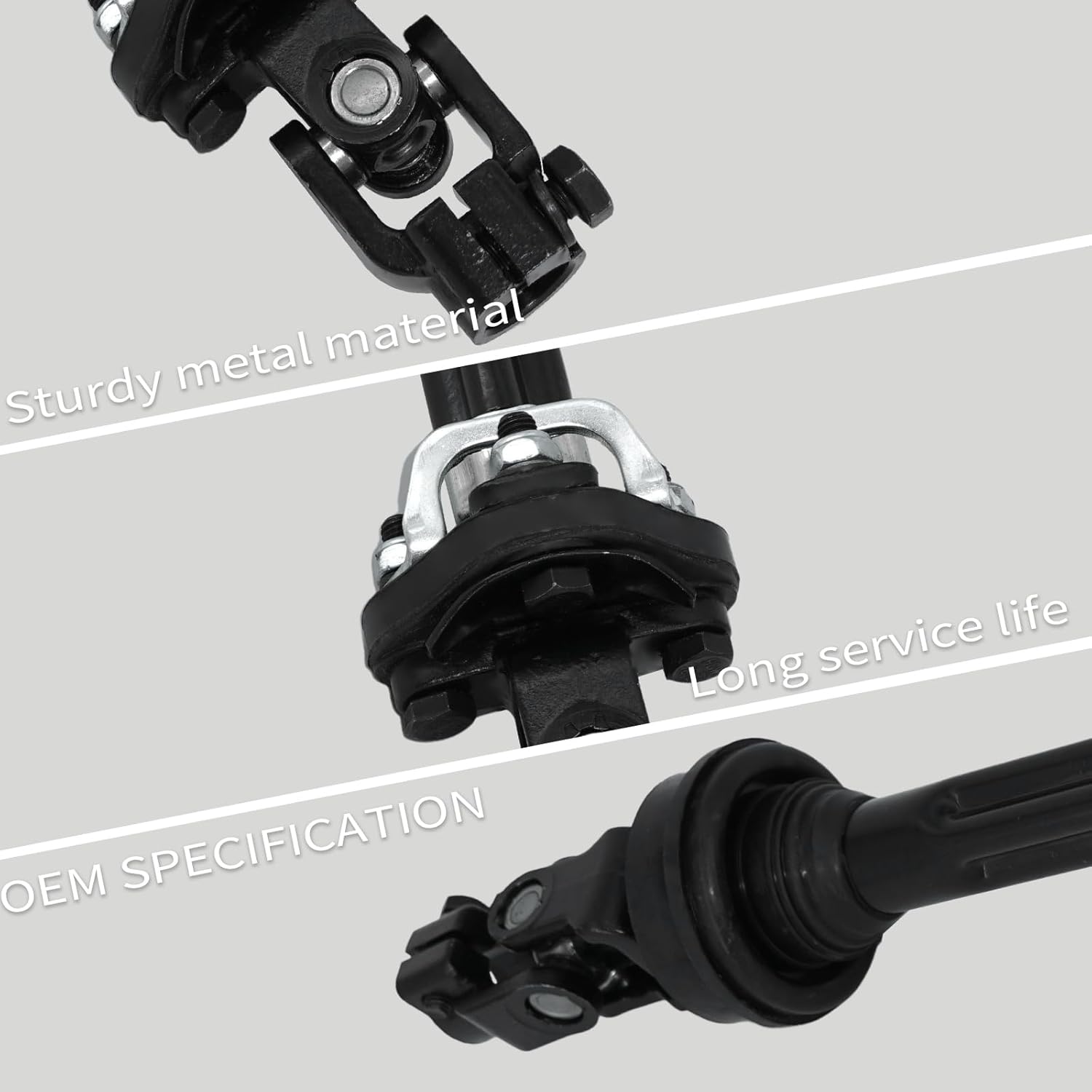 POWERGEAR 425338 Steering Shaft Replacement for 2013-2019 FORD,EXPLORER,FLEX,POLICE INTERCEPTOR UTILITY 2019-2020 FORD SSV PLUG-IN HYBRID 2013-2019 LINCOLN MKT,1Pcs Steering Column Shaft