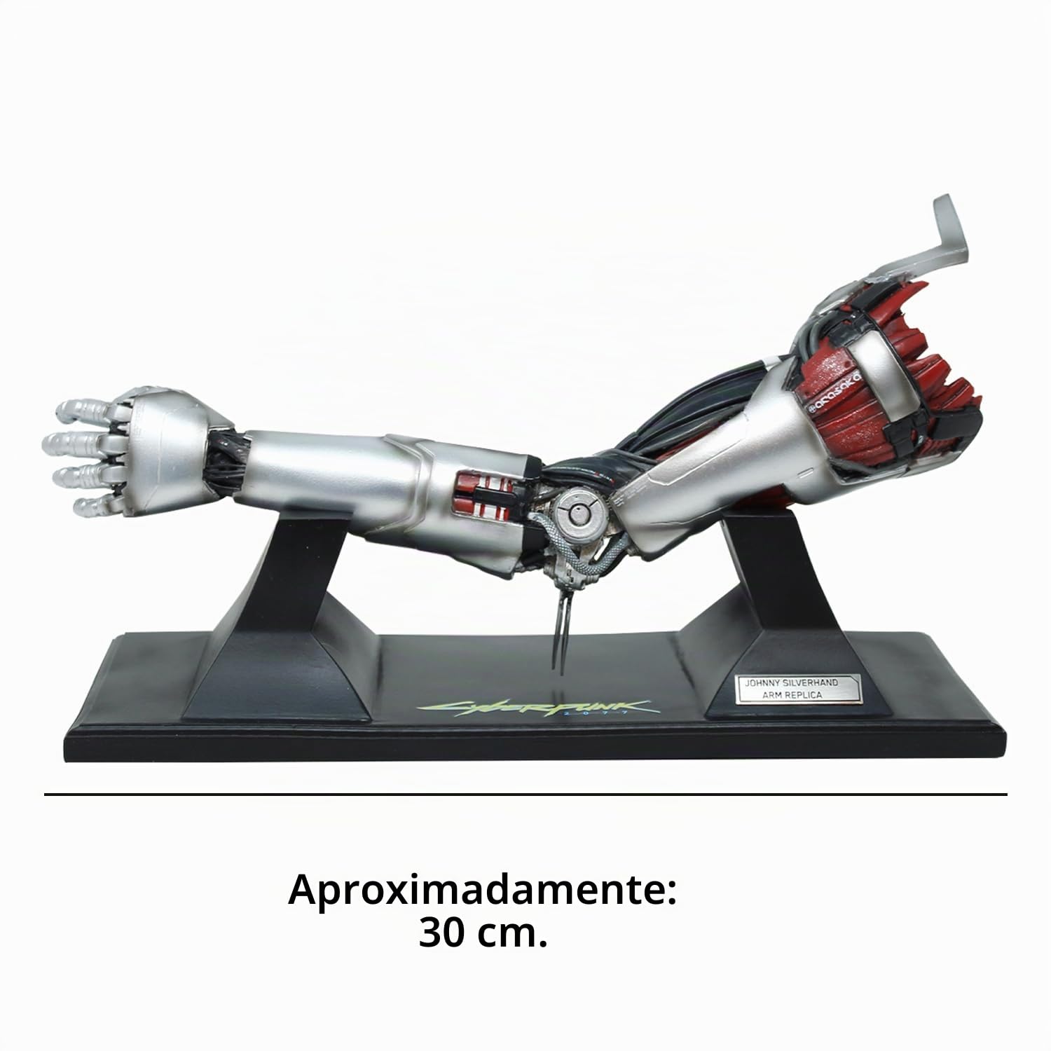 Neamedia - Brazo de Johnny Silverhand Cyberpunk 2077 (30 cm)