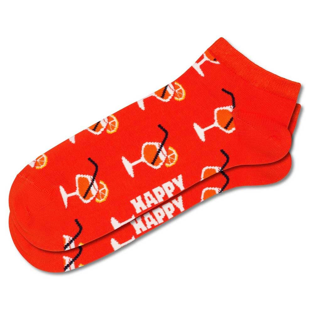 Happy Socks Orange Spray Low Sock Sneaker Socks, orange, 41-46