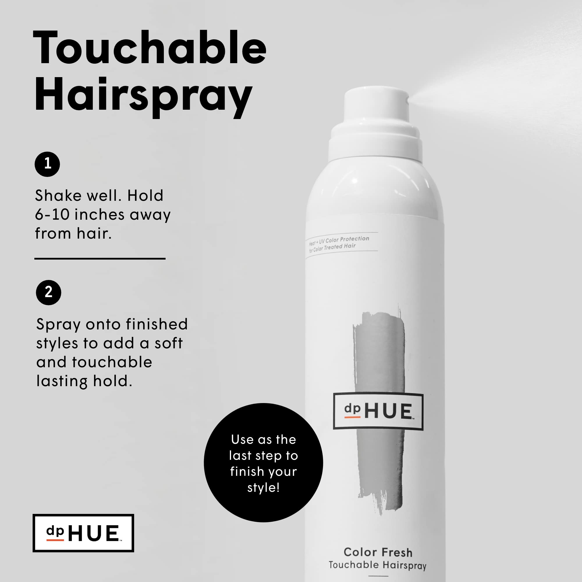Amazon.com : dpHUE Color Fresh Touchable Hairspray - 8 oz