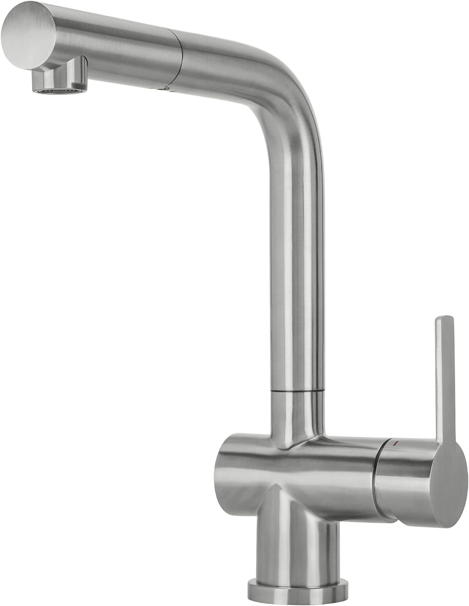 Mizzo Kitchen Tap - Kitchen Mixer Taps with Modern Look & Style - Stainless Steel Kitchen Taps - 360° Swiveable Kitchen Taps with Pull Out Spray - Convenient & Durable Faucets