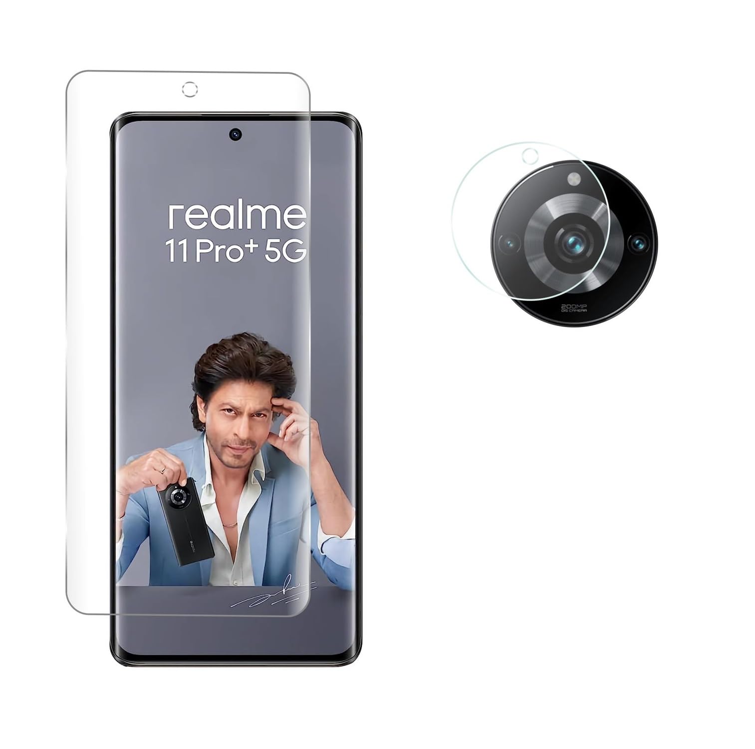 KTCOO 2in1 Combo Unbreakable Camera Lens Nano Glass + Front Guard Screen Protector for Realme 11 Pro Plus 5G Anti Scratch Flexible Screen Guard HD Clear (B0CWVD2Y3T) Amazon Price History, Amazon Price Tracker