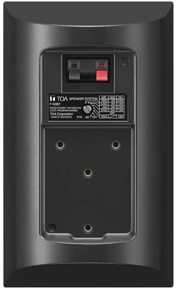 TGP　TOA F-05BM2台 コンパクトスピ－カ－ 30W 黒 (F-05BM) | TOA株式会社