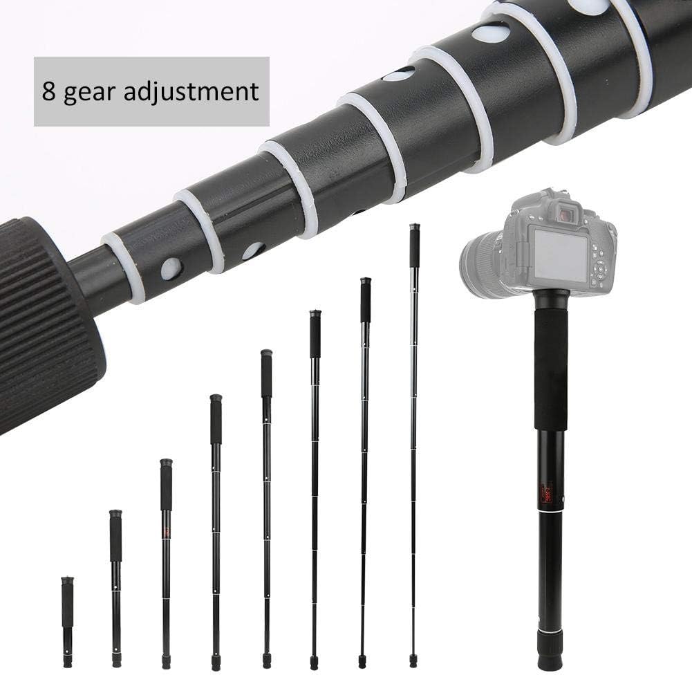Selfie Vlog Monopod, Portable 8 Sections Aluminium Alloy Digital SLR