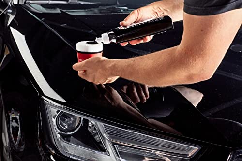 SONAX Polish+Wax Color schwarz (250 ml) Mittelstarke Politur für neuwertige und leicht matte Lacke...