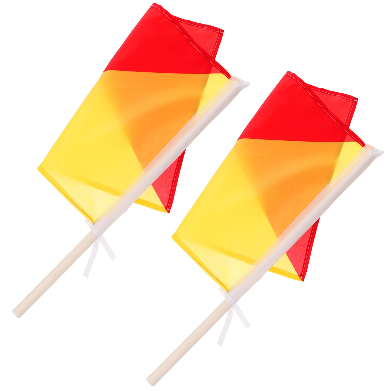 BCOATH Flag Set 2pcs Red Yellow Performance Flags Navy Commanding Easy to Clean Sturdy for Training