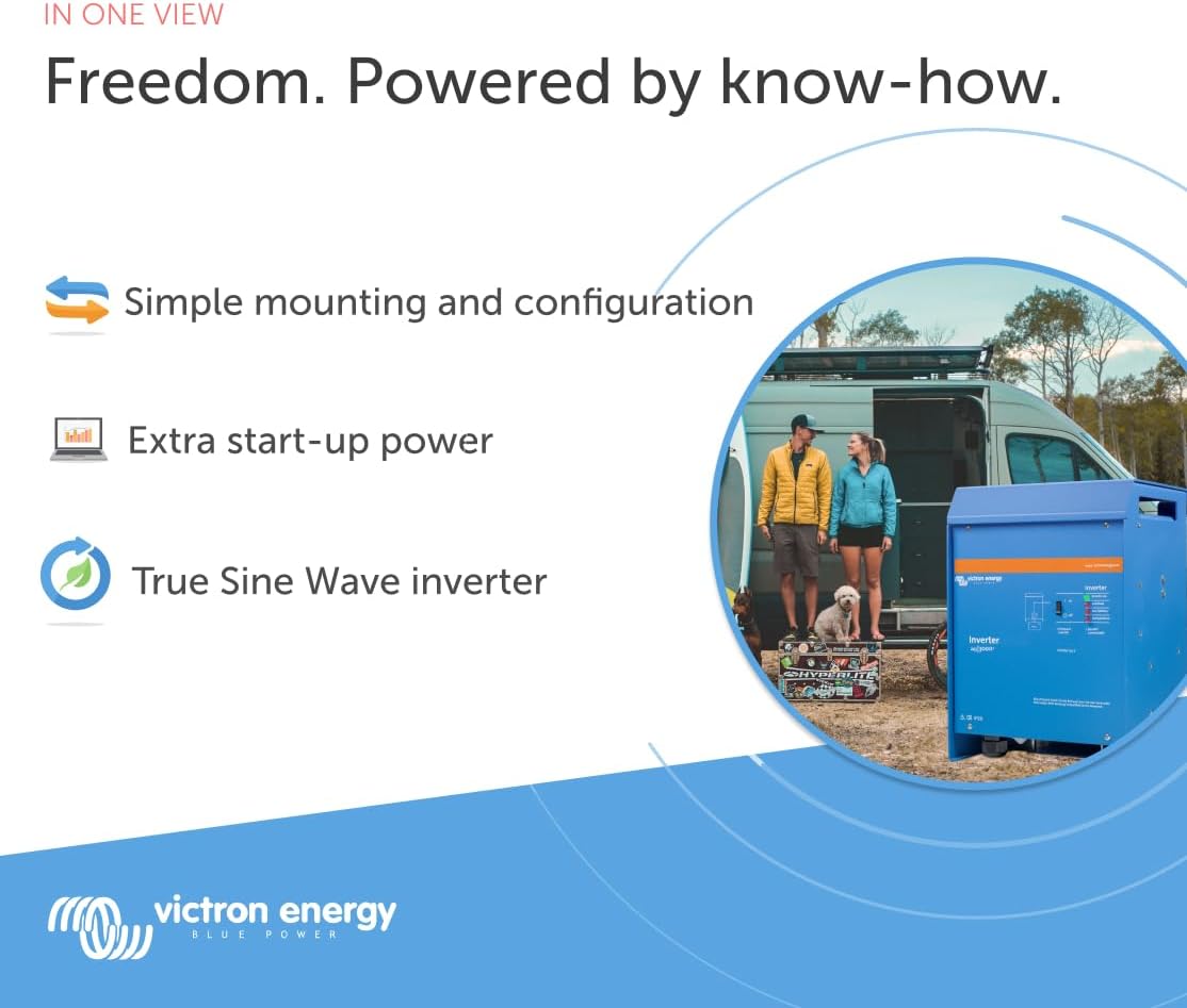 Victron Energy 24/3000 Pure Sine Wave Inverter 120V 3000VA 24-Volt 120V AC