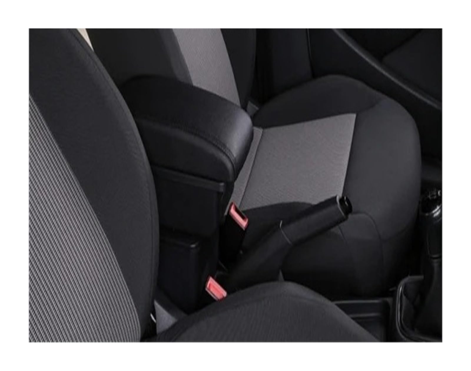 AWGNTQQ Car Armrests For Suzuki For SX4 Armrest Box Car Center Console Storage Case Modification Accessories With USB Interface(A-Black black line)