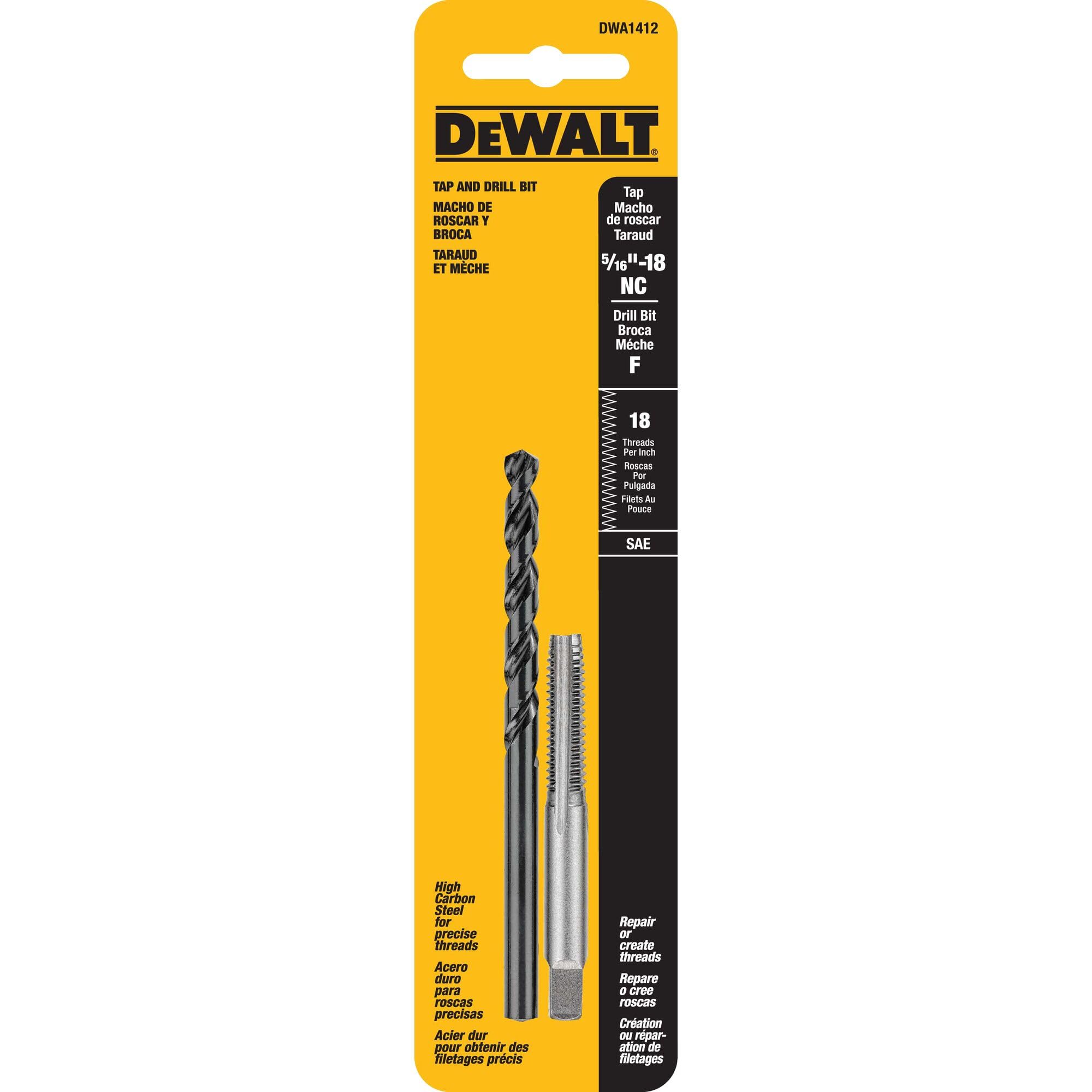 DEWALT Drill & Tap Set - Precision Threading -2