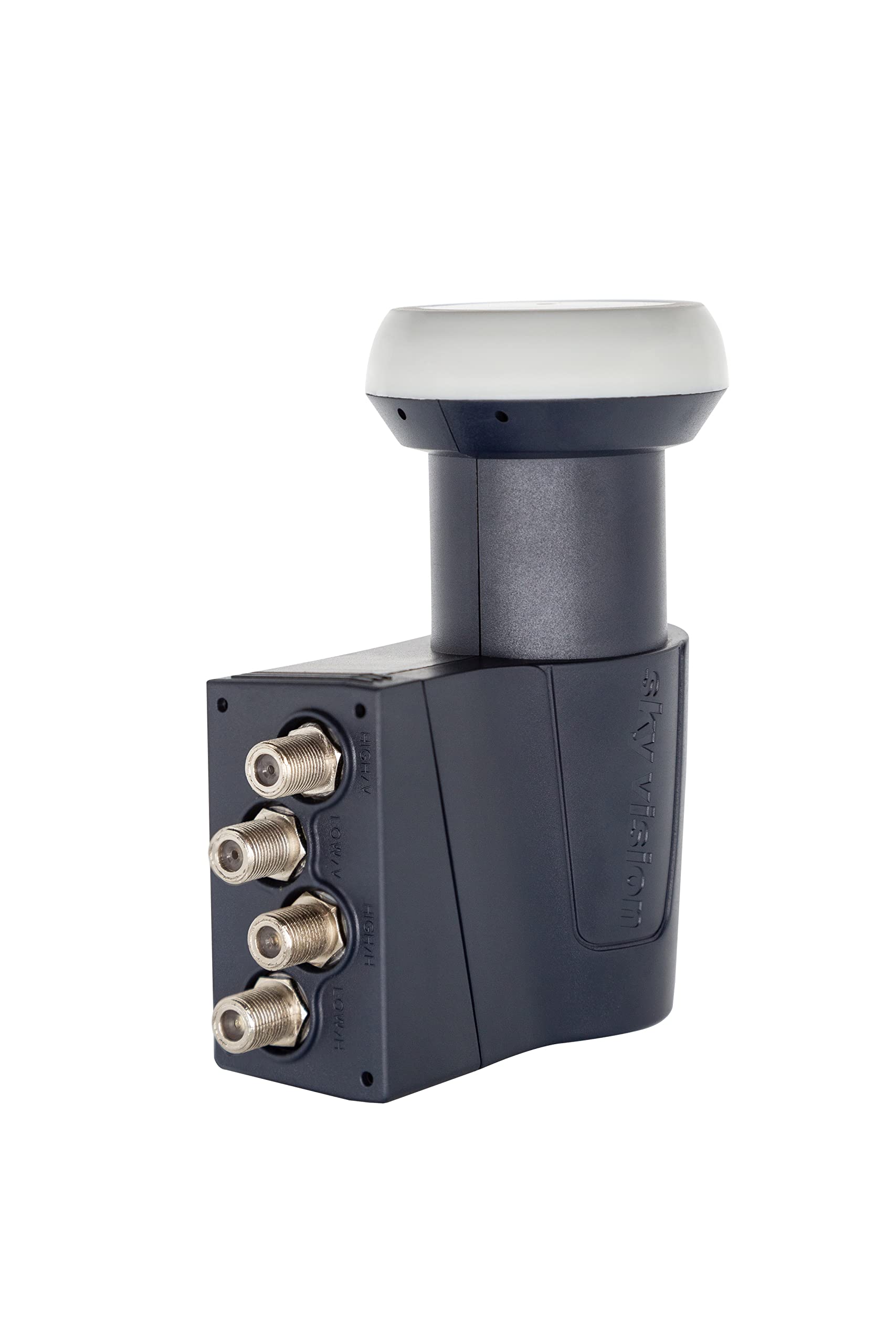 SKY VISION Quattro LNB LNB Satellites Universel pour commutateur Multiple avec boîtier de Protection Contre Les intempéries, pour réception numérique Satellite en HD, Full HD et UHD, Facteur de Bruit