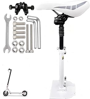 FEC GLDYTIMES Adjustable Seat Saddle for Electric Scooter Xiaomi Mijia M365 /1S Shockproof Scooter Seat Seat Can Be Raised and Lowered Without Punching and Folding