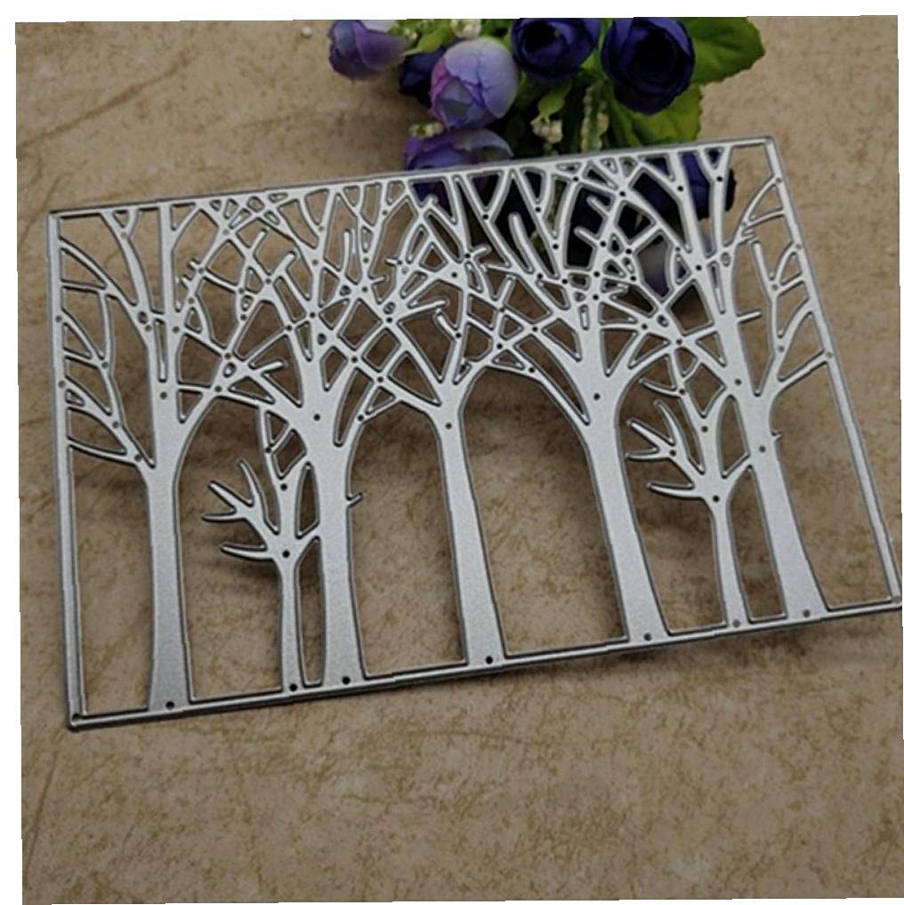 Zonster Tree Metal Cutting Die Cuts, Stencils Template For Card Making Diy Scrapbooking Embossing Card Paper Cards Stamp