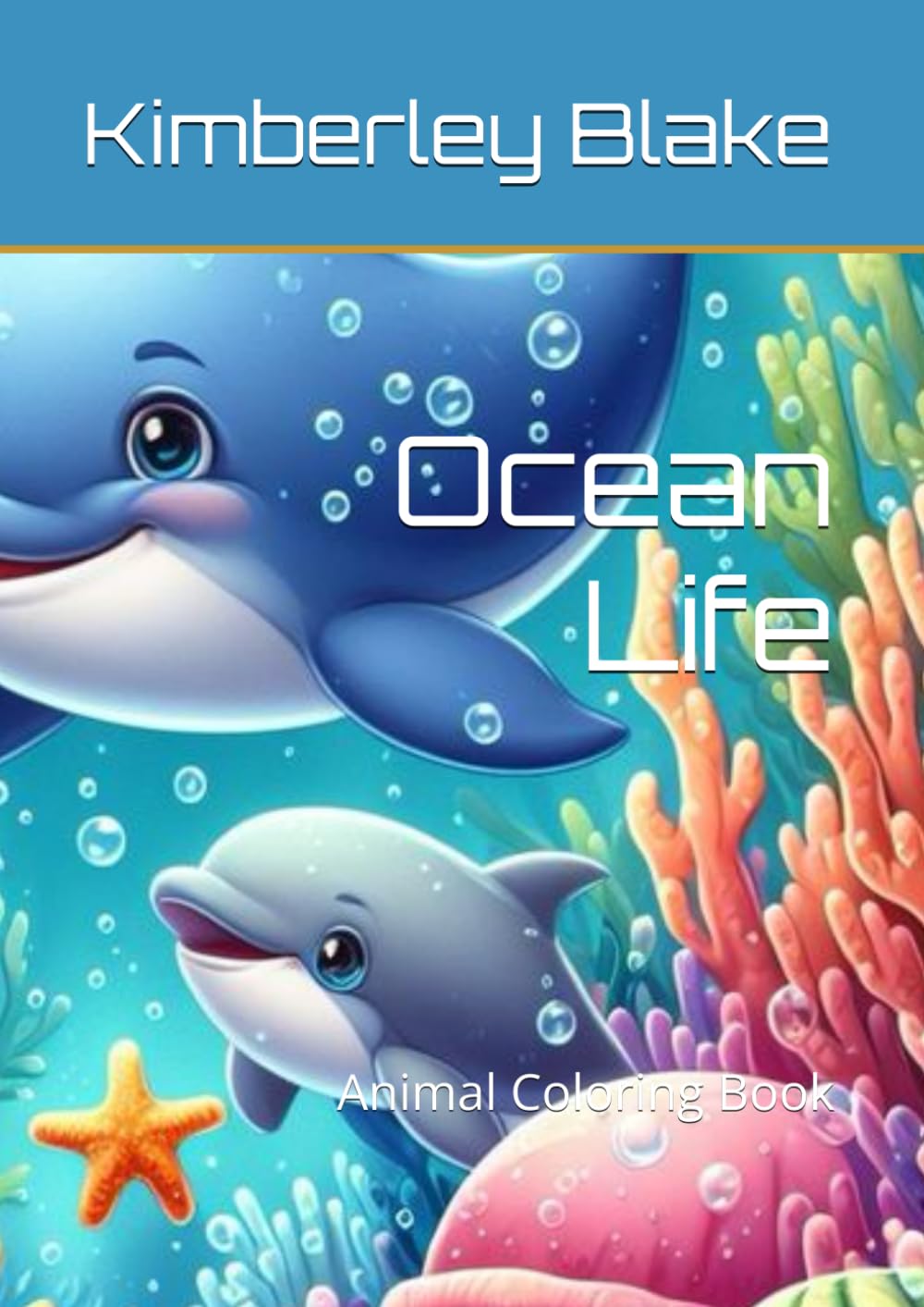 Ocean Life: Animal Coloring Book