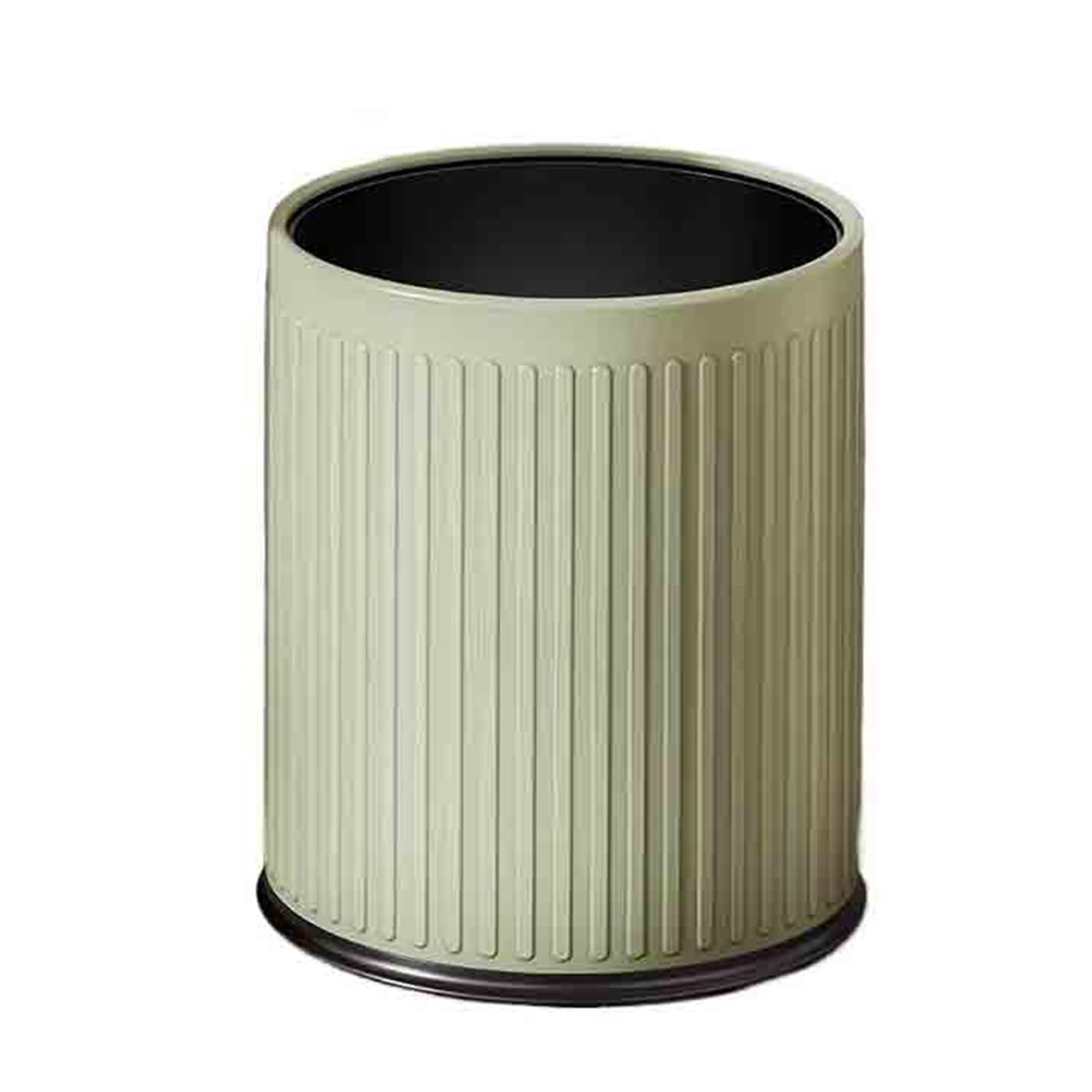Waste Bins Garbage Bin Household Living Room Kitchen Bathroom Toilet Bedroom Large Capacity(Green,Medium)