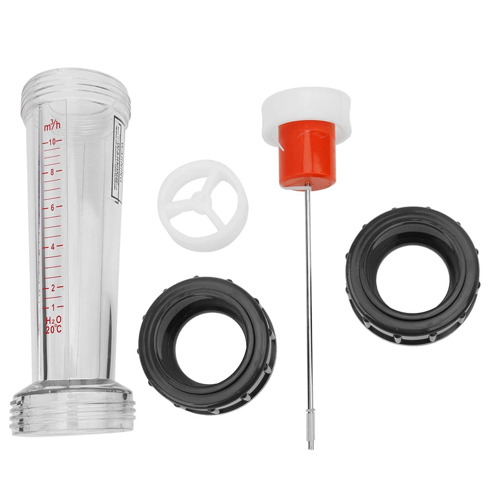 Lzs-50 (D) Débitmètre de Liquide de Type Tube en Plastique, Débitmètre à Eau de Haute Précision, Gamme 1-10M³ / H, Adapté à la Mesure de Divers Liquides.