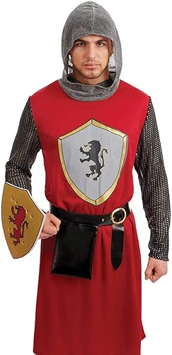 Miniatura 2 de fun shack Disfraz medieval para hombre, disfraz de caballero medieval para hombre, disfraz de caballero adulto, disfraz de caballero para hombres