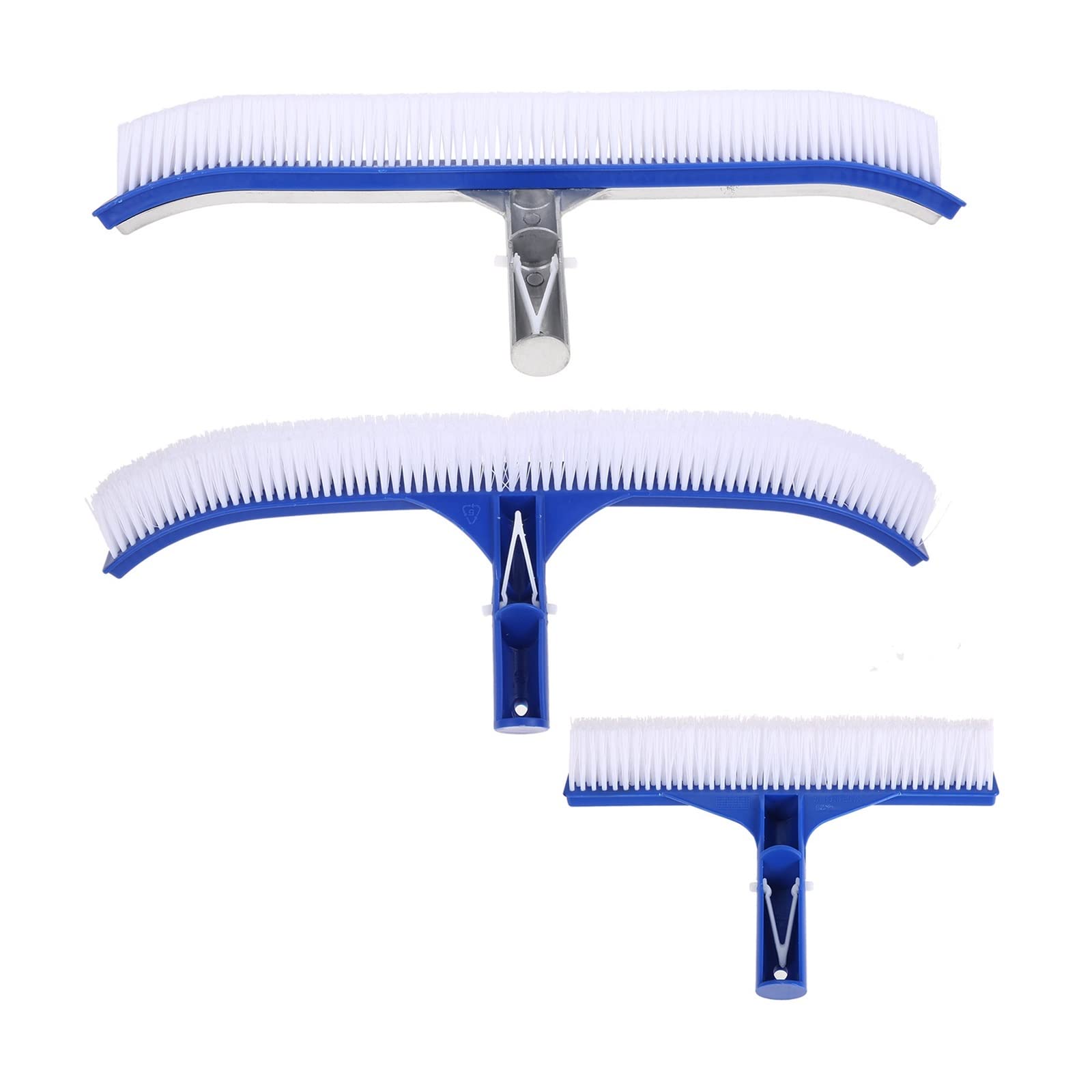 Este Cepillo para Piscinas -1 Pieza Cabezal de aleación de plástico Cepillo para Limpiar Paredes, saunas, Piscinas y estanques de Peces (Color: 18 Pulgadas C)