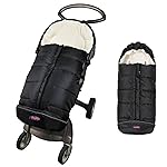 Cozy Baby Sleeping Bag Adaptable for Most Style Strollers,Comfortable Warm Coral Lining, Practical Design of Toddler Stroller Footmuff