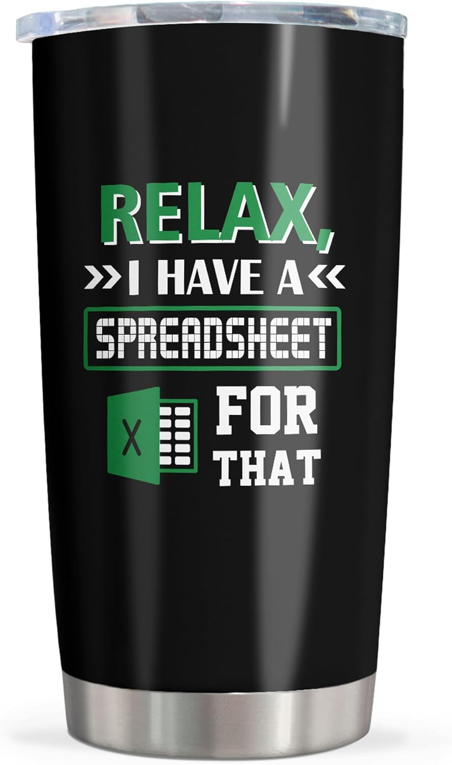 Accountant Gifts, Spreadsheet Tumbler 20oz, Funny Spreadsheet Gifts for Boss, CPA, Coworker, Auditors, Finance Professionals, Women, Men, Accountant/CPA Birthday Christmas Gift, Accounting Cup