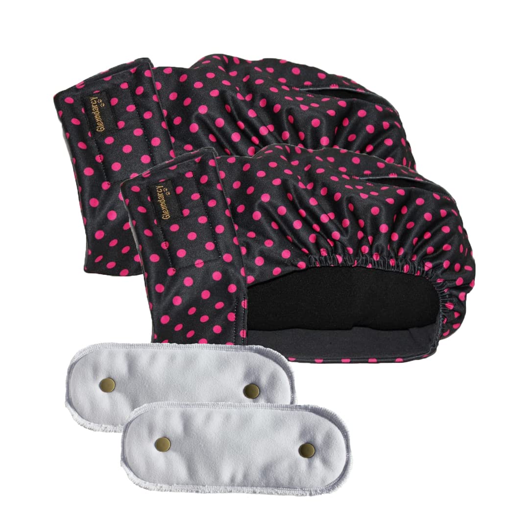 Female Dog Season Nappy - Waterproof Fabric (Size XL Pants only, Camel Stewart) — view 28