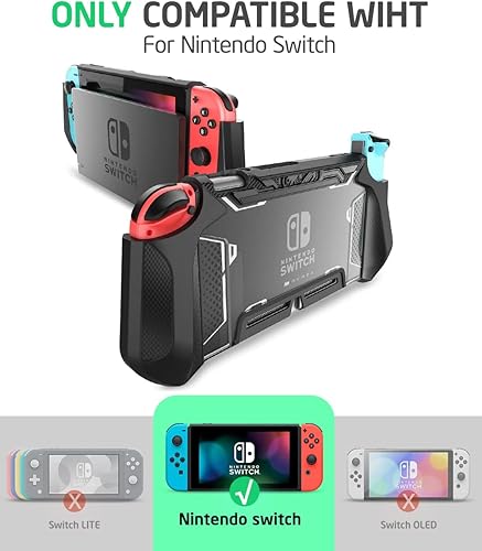 Miniatura 2 de Mumba - Funda compatible acoplable con Nintendo Switch, Blade Series de poliuretano termoplástico con agarre ergonómico y cómodo