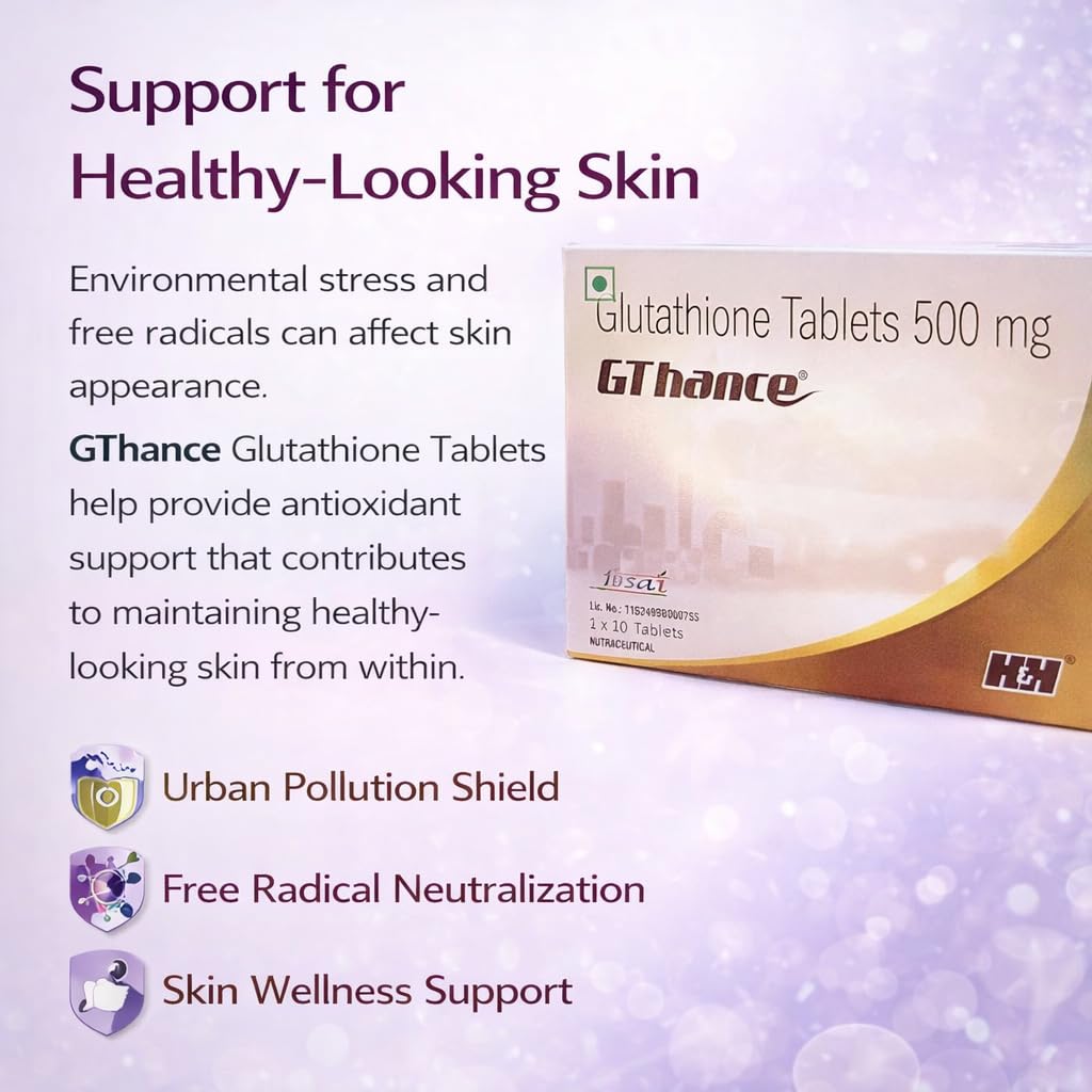 glutathione tablets in india Ascent Glutanac-500 with L-Glutathione & Vitamin C|30 Tabs | Buy Online Buy Best Glutathione Tablet Supplement