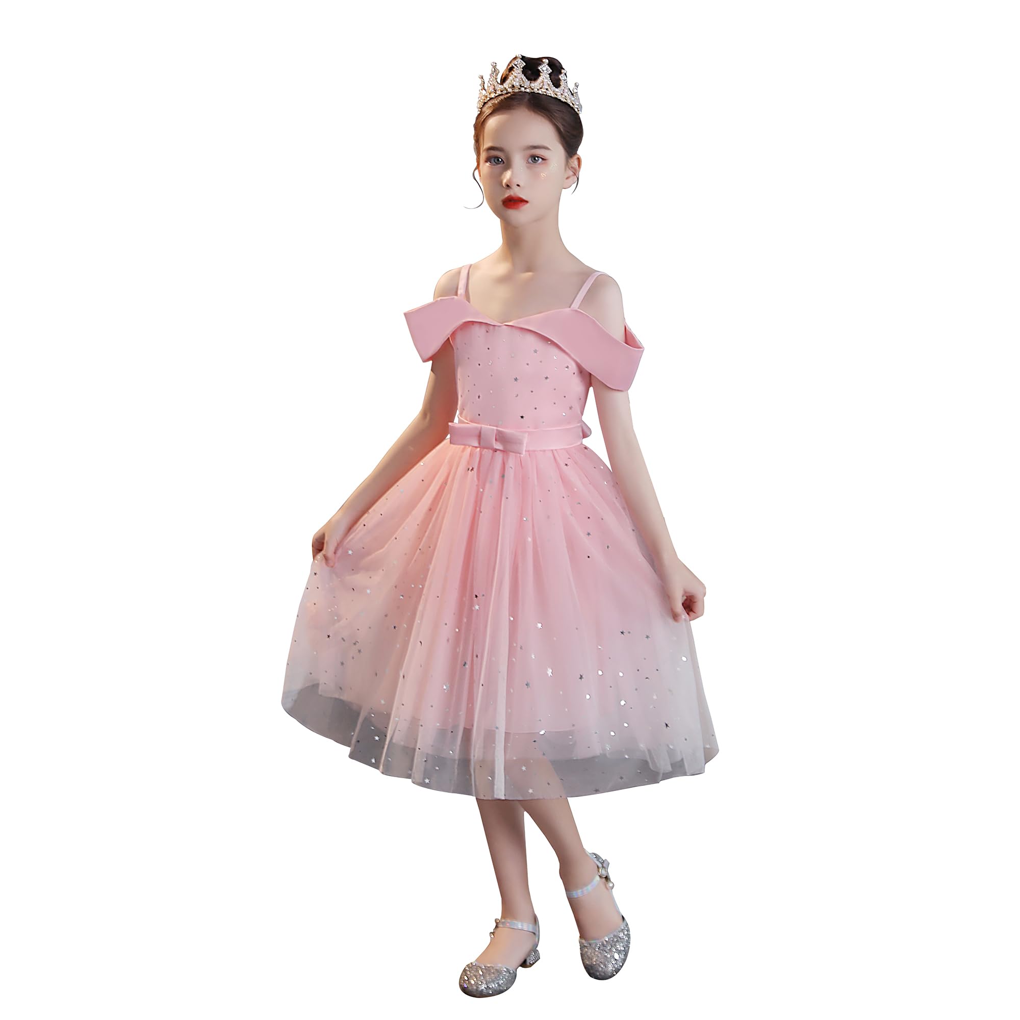 Cichic Girls' Party Flower Wedding Elegant Formal Dress 2-10 Years — view 26