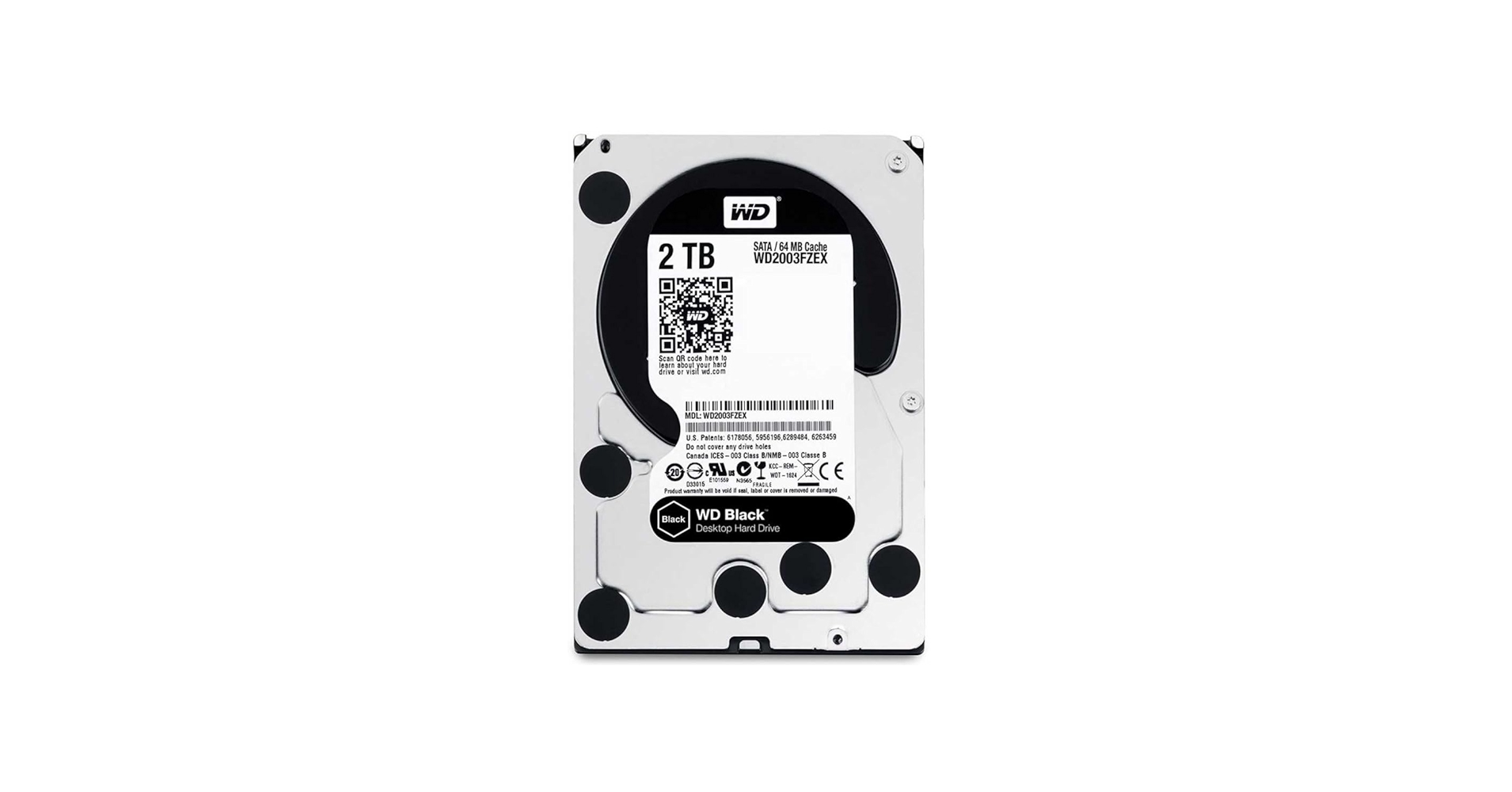 【使用時間0時間】WD Black 2TB HDD WD2003FZEX Amazon.com: WD WD2003FZEX Black 2 TB 3.5