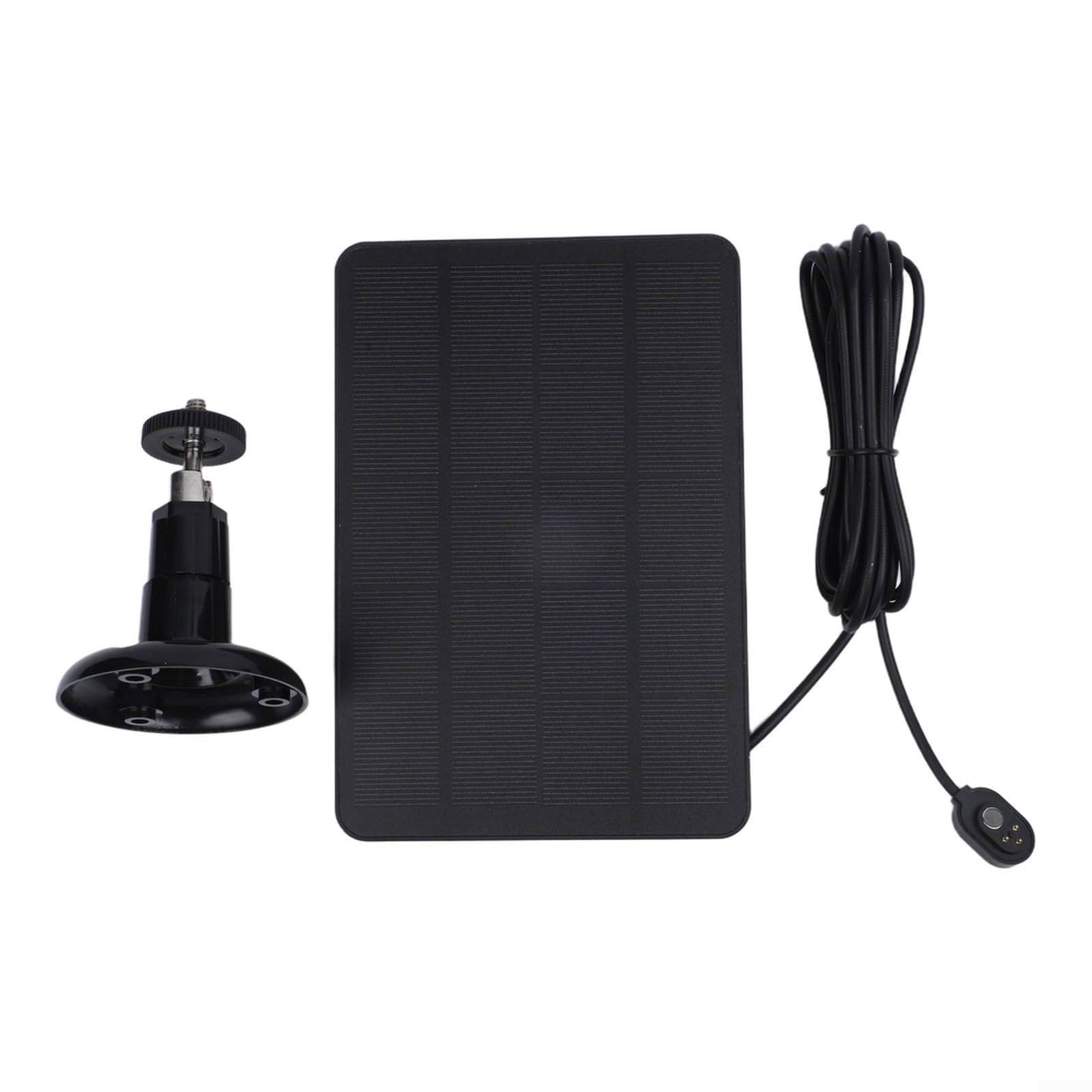 Odporny na warunki atmosferyczne panel słoneczny do kamery bezpieczeństwa Arlo, do użytku na zewnątrz, moduł solarny 4 W, przewód Floodlight Pro 3, 5S (czarny)