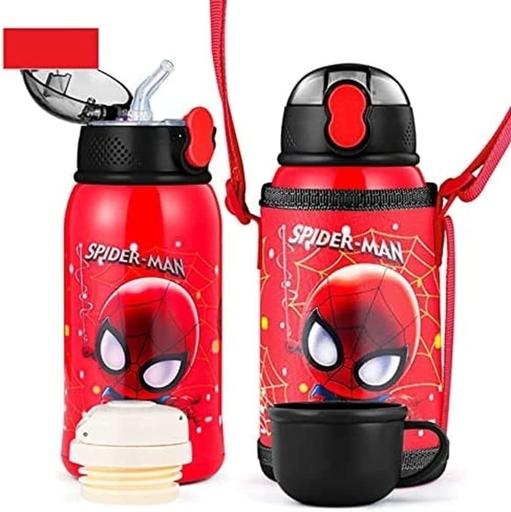 Amazon | スパイダーマン 水筒 子供用 魔法瓶 キッズボトル