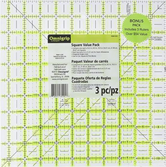 Dritz Omnigrip lot de 6 fils cousus 15,2x15,2 cm pour patchwork - 3