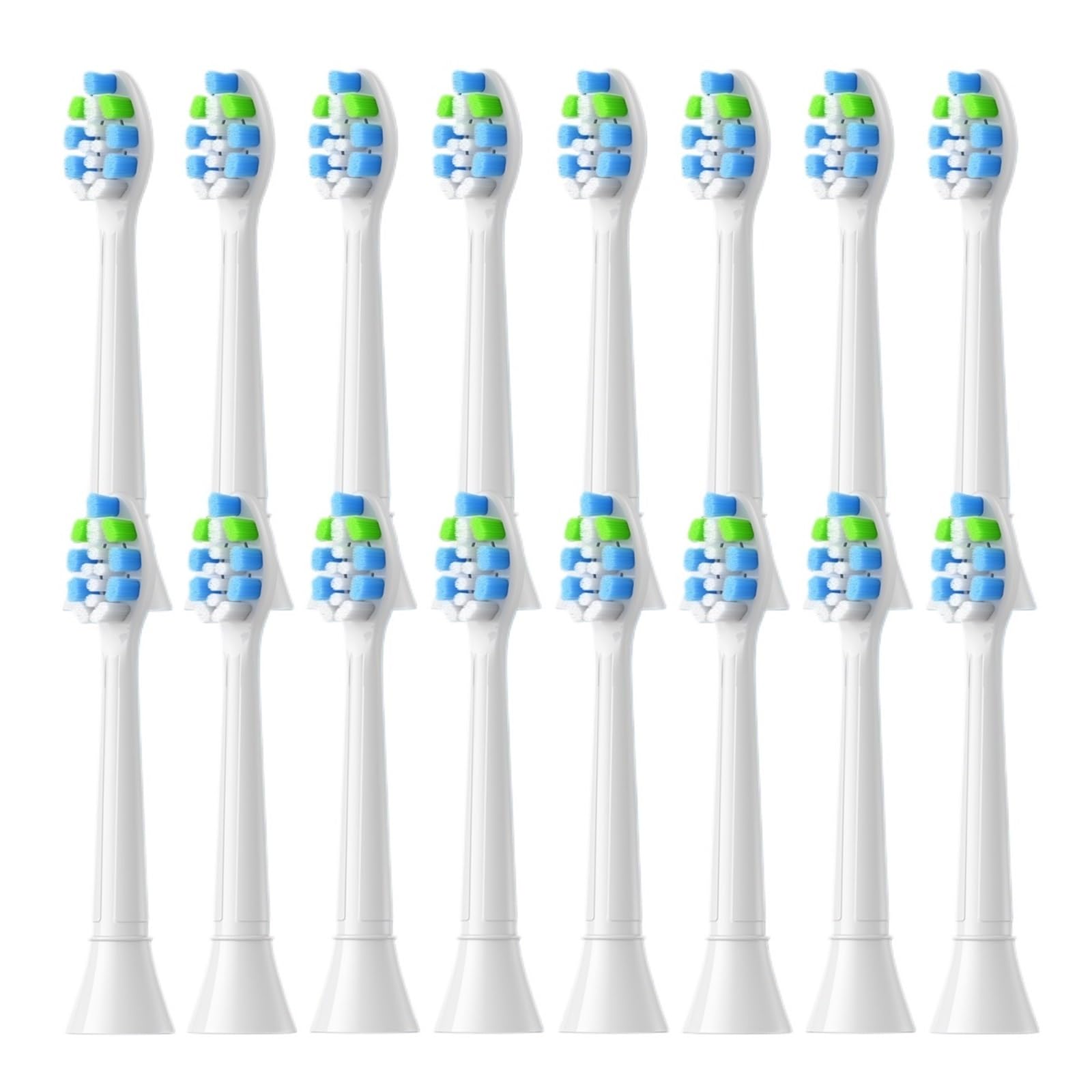 Paquete de 4-16 cabezales repuesto for cepillo dientes compatibles con recambio(16pcs White)
