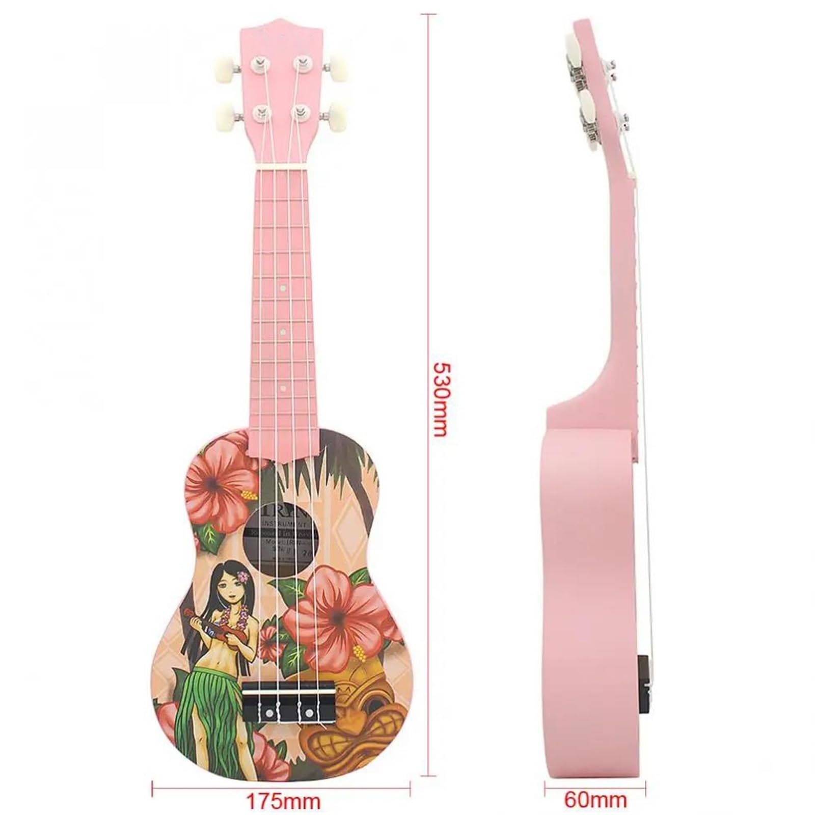 Strumento A Corda Per Chitarra Hawaiana A Quattro Corde Per Ukulele Saxophone Professionale Da 21 Pollici