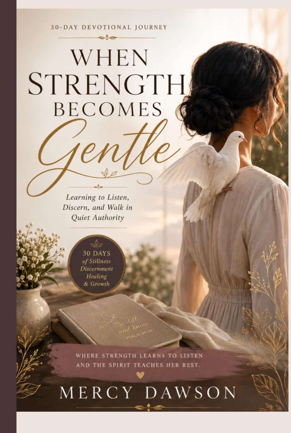 WHEN STRENGTH BECOMES GENTLE: 30 Day Devotional: a reflective journey for women who desire to move beyond pressure, anxiety, emotional exhaustion, and ... inner alignment, and peaceful strength.