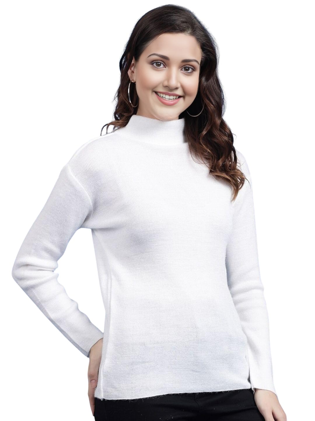 Women's high Neck Full Sleeve T-Shirt, Comfortable and Trendy-picture-51