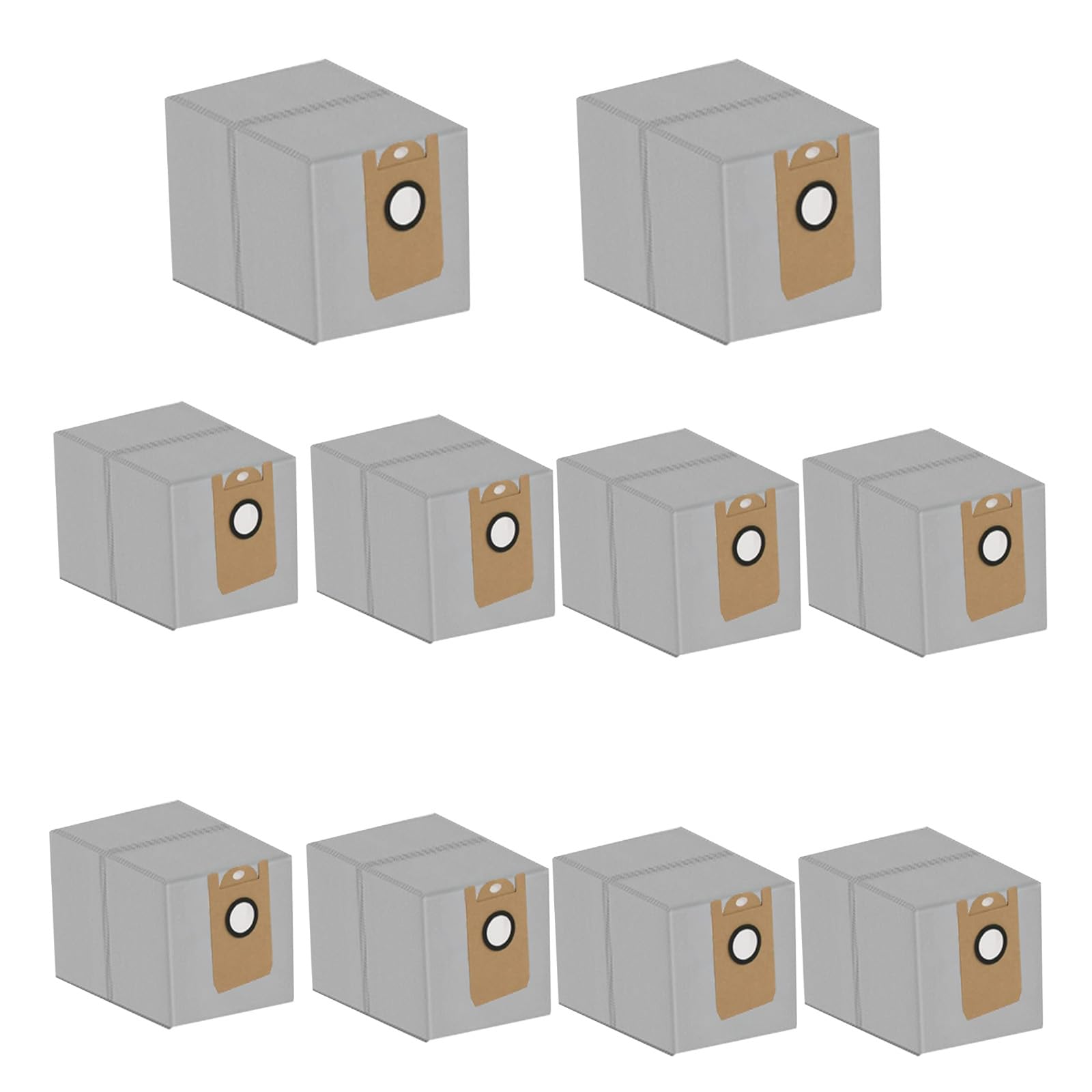 Dust Bags Replacement For SwitchBot K11+ Robot Vacuum Cleaner :10 Pack Spare Parts Accessories