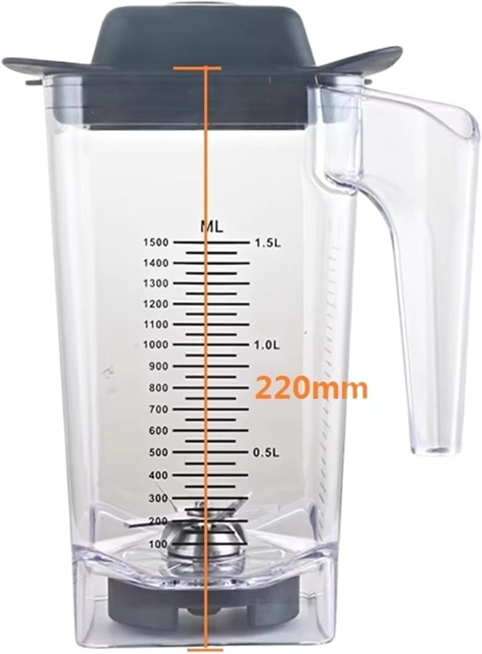 Compatible for ATAI JTC TM-800A TM800AQ Mixing Cup and Lid, Smoothie Maker Replacement Container Parts