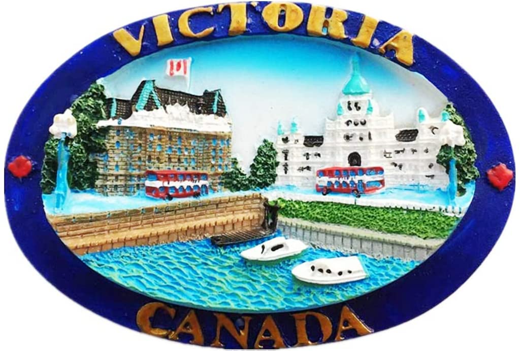 Victoria Vancouver Island Canada Victoria Vancouver Canada Magnet Fridge Refrigerator Magnet Decoration Sticker Souvenir Resin Crafts Kitchen Whiteboard