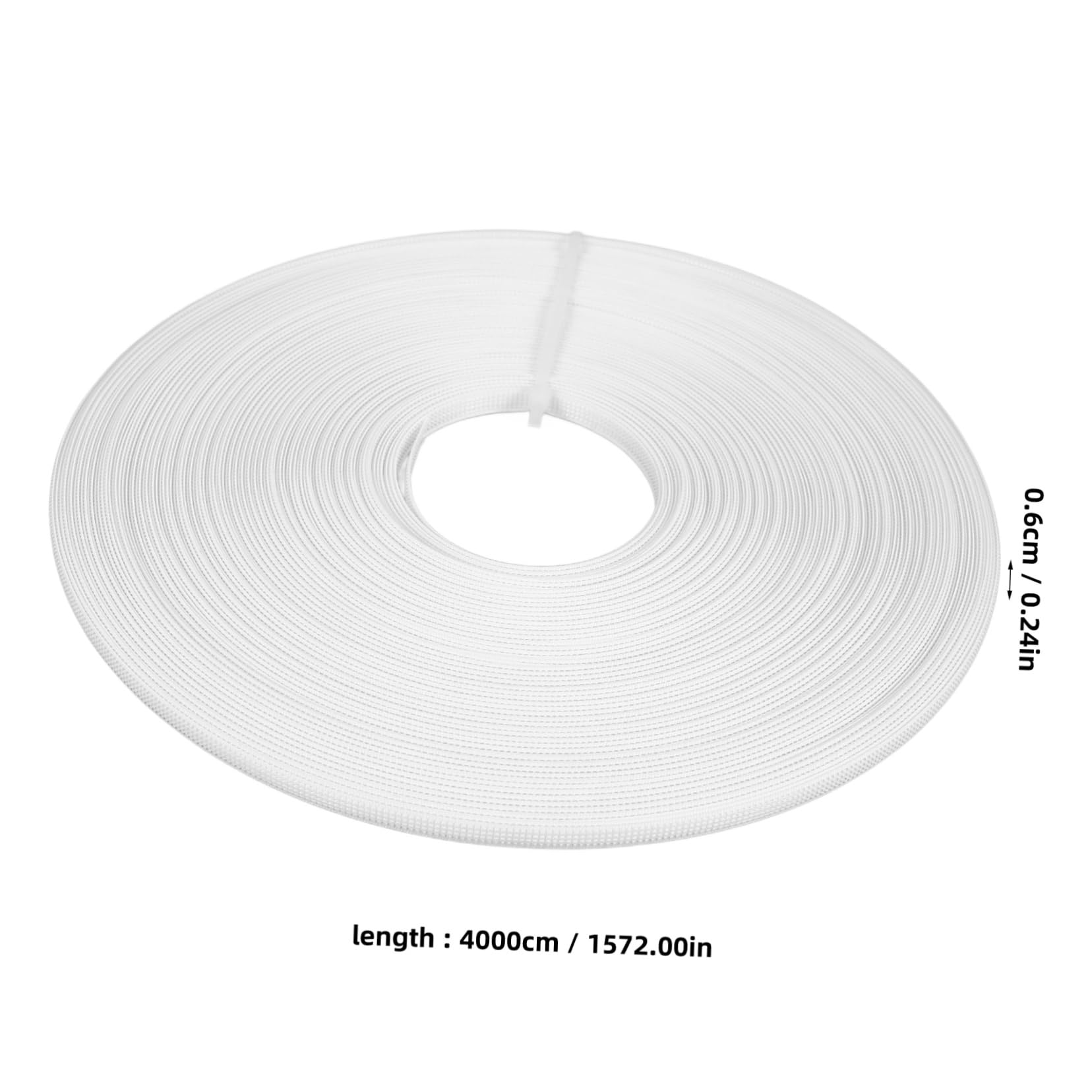 Gogogmee 6mm Wide High Density Boning Dress 43.74 Ft Polyester Boning Roll DIY Crafts