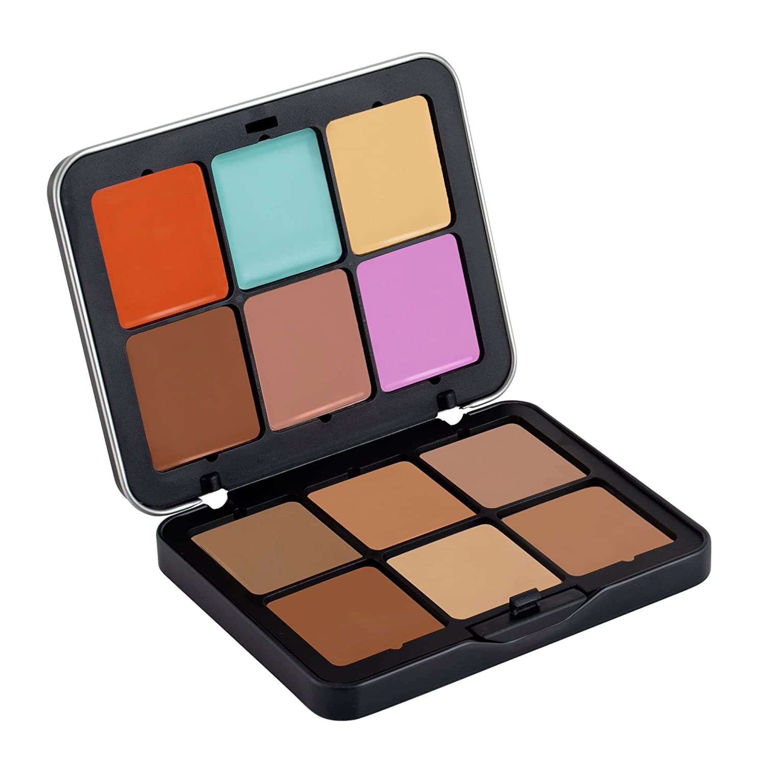 Cover Rangers Creamy Concealer and Corrector Palette | Easy to Blend & Lightweight Concealer for Face Makeup (24 gm) (02-MULTICOLOR)