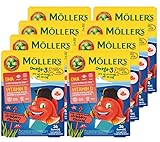 Moller's | Galeas Omega 3 para niños | Fresa | Paquete de 8 - 288 cápsulas