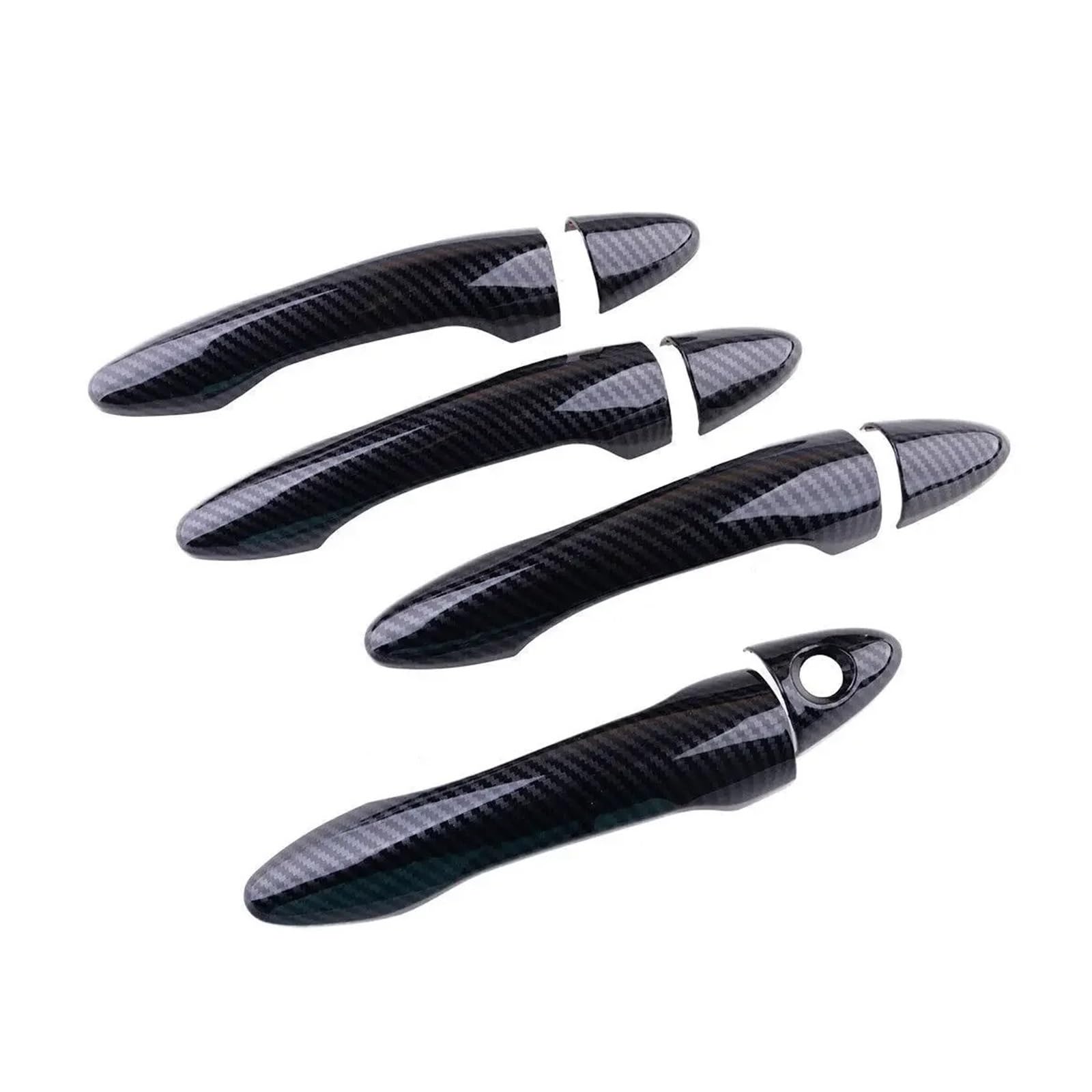 Sauanmnktp Carbon Exterior Door Handle For Car For Kia For Optima K5 2011 2012 2013 2014 2015 Car Fiber Exterior Door Handle Moulding Cover Trim Sticker Decor Auto Accessories(Carbon)