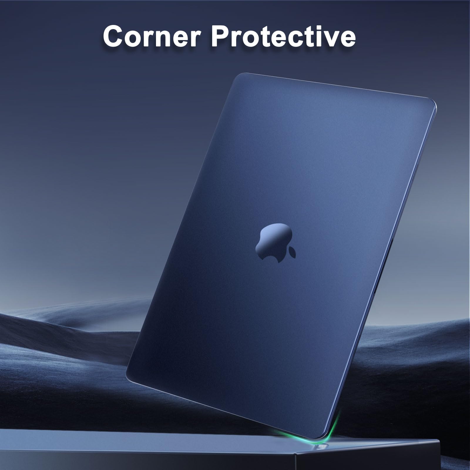 MOSISO Cover Compatibile con MacBook Pro 13 Pollici Custodia M2 2024-2016 A2338 M1 A2251 A2289 A2159 A1989 A1708 A1706,Ultra-Thin Naturale Originale Protettiva Plastica Rigida Cover,Blu Notte